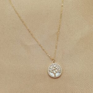 Cadena Goldfilled Arbol de la Vida