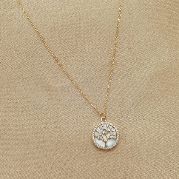 Cadena Goldfilled Arbol de la Vida