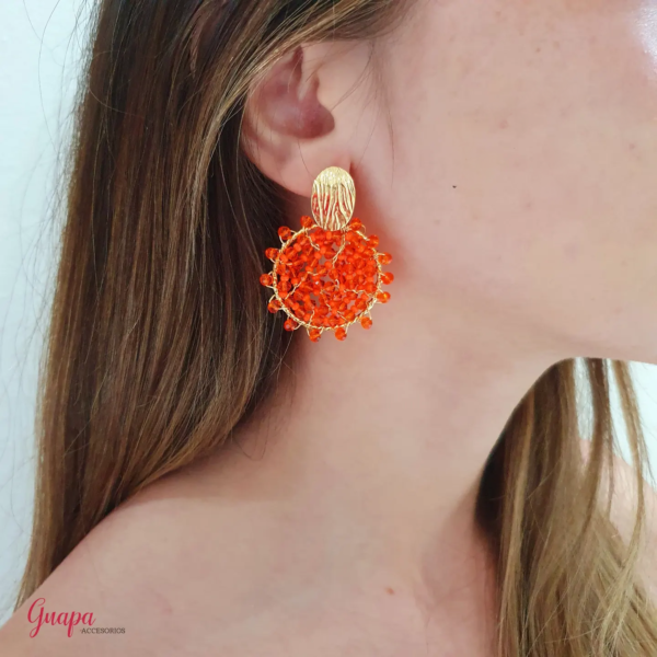 Aretes Goldfilled Tejidos