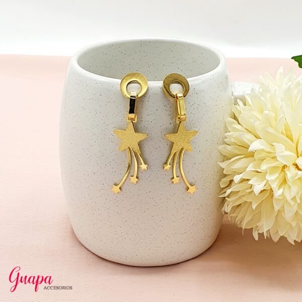 Aretes Acero Estrella