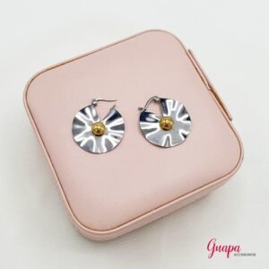 Argollas Acero Gold & Silver