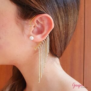 Earcuff Asimétrico Colgante