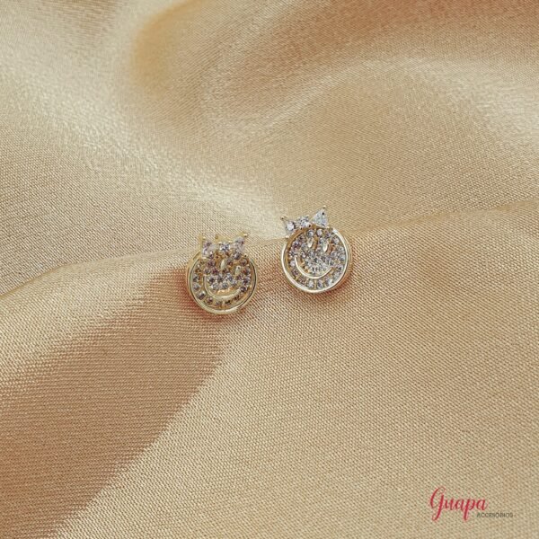 Aretes Goldfilled Carita Feliz