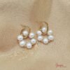 Argollas Acero & Perlas de Rio