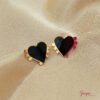 Aretes Acero Corazón