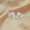 Aretes Flor Doble uso Acrilicos