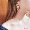 Aretes Acero Botón
