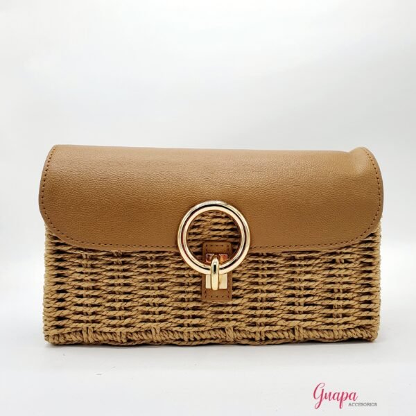 Cartera Tipo Mimbre