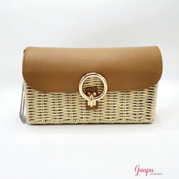 Cartera Tipo Mimbre