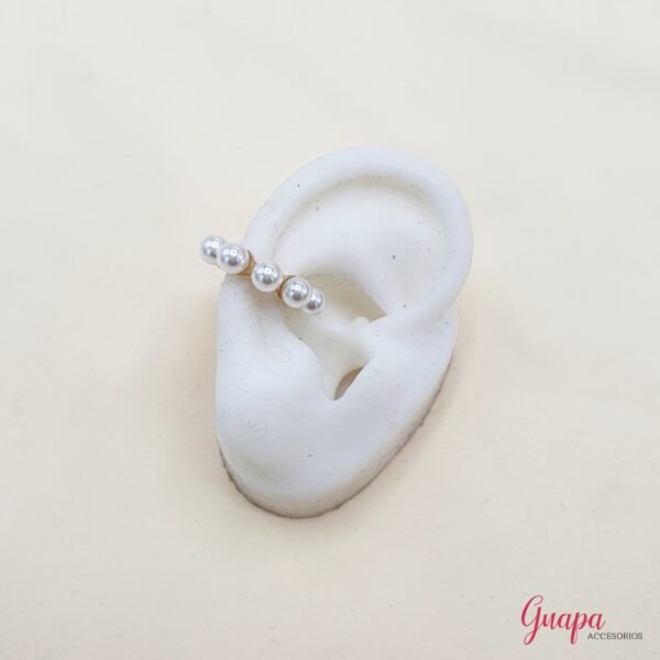 Earcuff Perlas