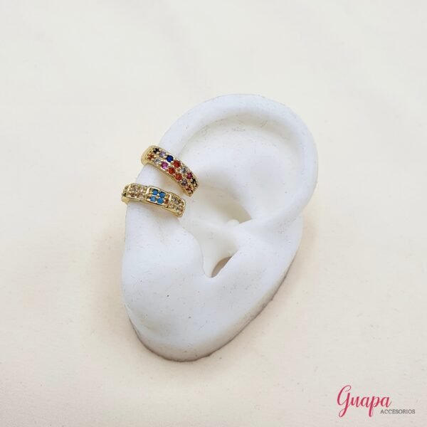 Earcuffs Goldfilled & Zircones