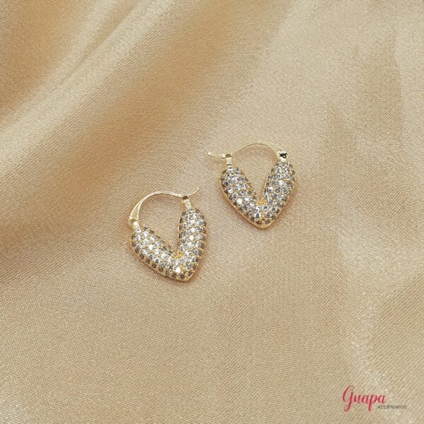 Argollas Goldfilled Corazón