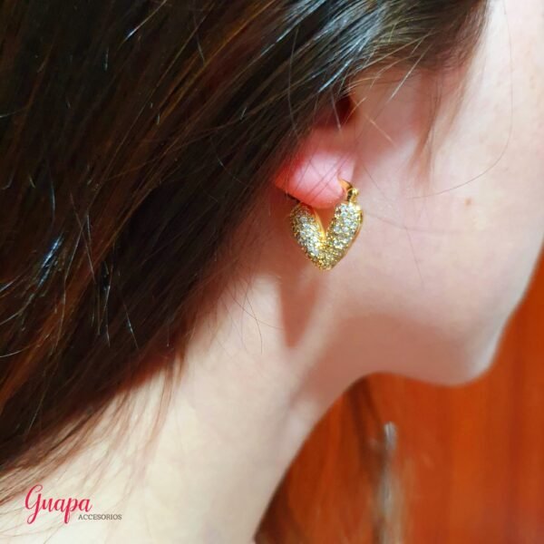 Argollas Goldfilled Corazón