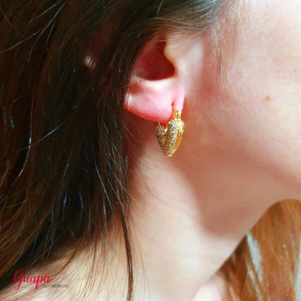 Argollas Goldfilled Corazón