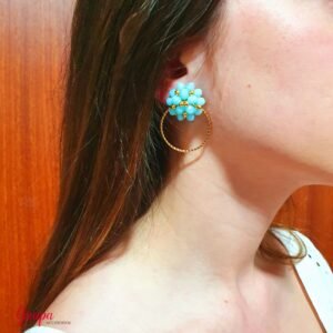 Aretes Goldfilled Tejidos