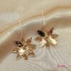 Aretes Bronce con baño de Oro