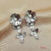 Aretes Flor Bronce con baño de Oro