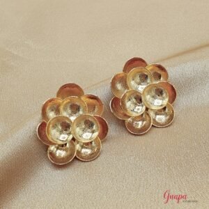 Aretes Bronce con baño de Oro