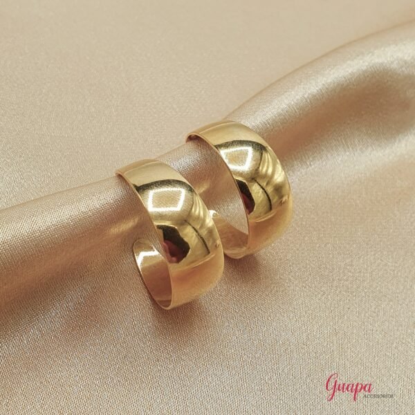 Argollas Wide Acero