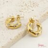 Argollas Goldfilled con Zircones