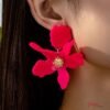 Aretes Flor Acrílicos