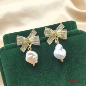 Aretes Perla & Lazo