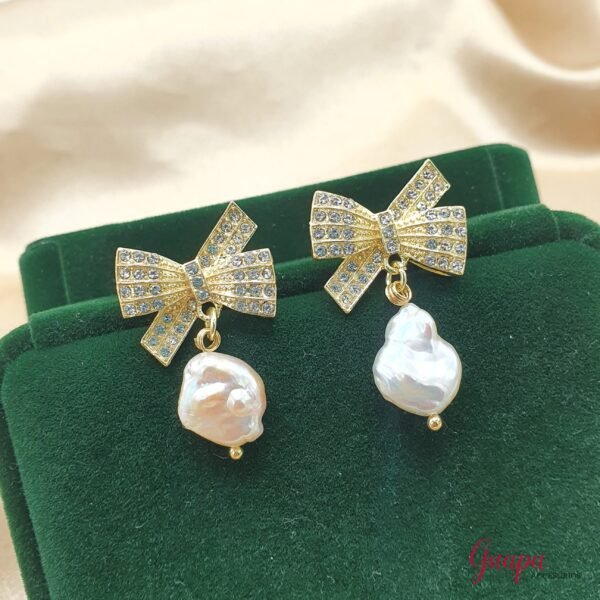 Aretes Perla & Lazo