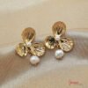 Aretes Acero Flor