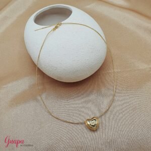 Cadena Goldfilled Corazon Globo