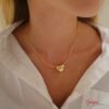 Cadena Goldfilled Corazon Globo
