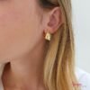 Argollas Goldfilled Perlas