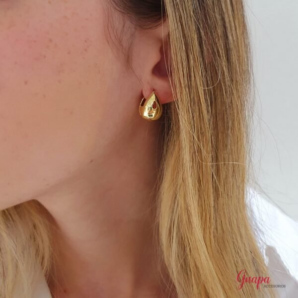 Argollas Goldfilled Gota