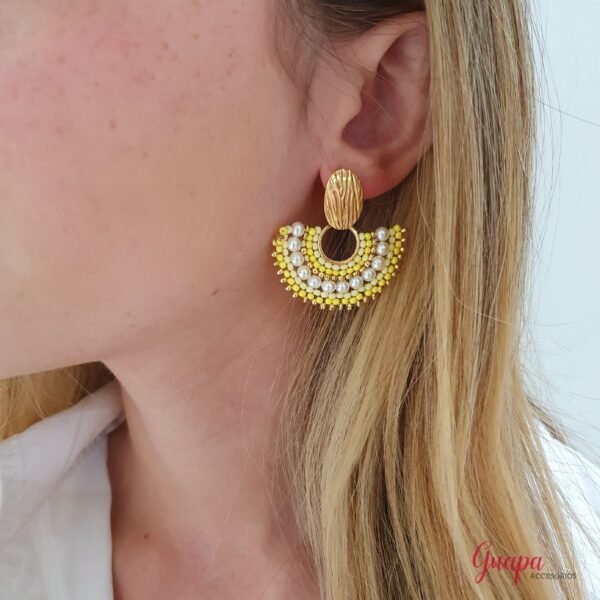Aretes Goldfilled Tejidos