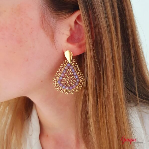 Aretes Goldfilled Tejidos
