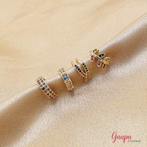 Earcuffs Goldfilled & Zircones