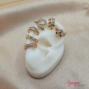 Earcuffs Goldfilled & Zircones
