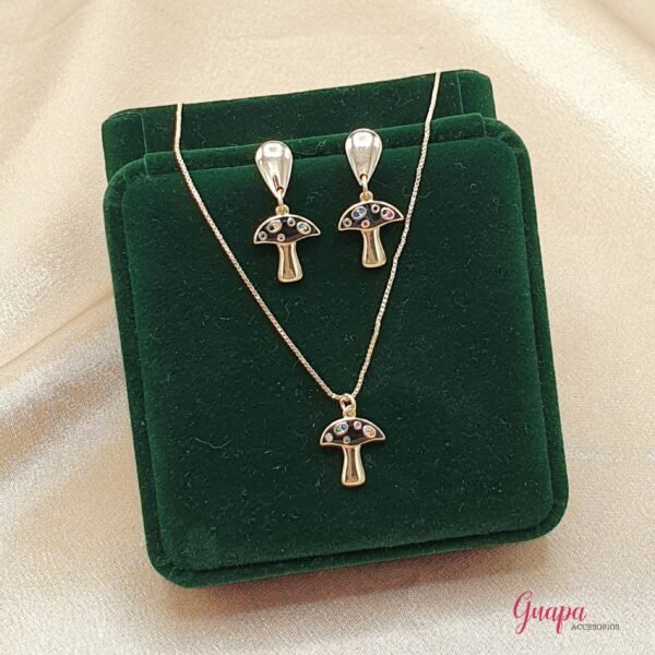 Juego Goldfilled Hongo