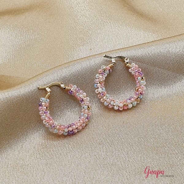 Argollas con Mostacillas