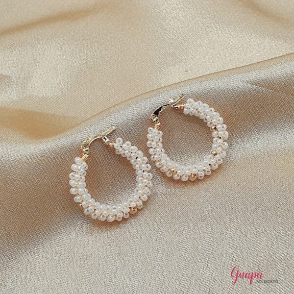 Argollas con Mostacillas
