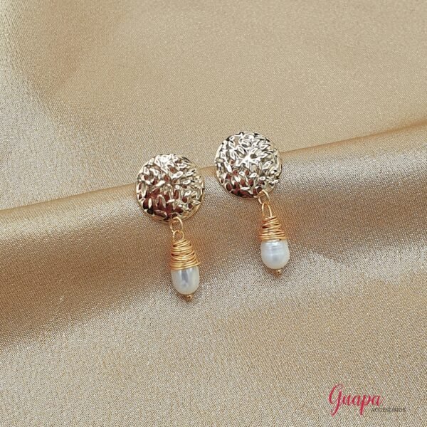 Aretes Goldfilled & Perla