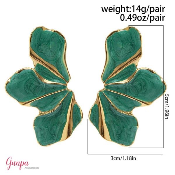 Aretes Media Flor