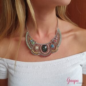 Collar Metálico Plateado