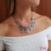 Collar Metálico Plateado