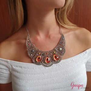 Collar Metálico Plateado