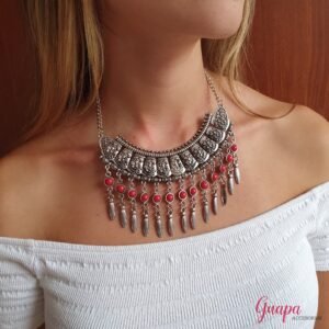 Collar Metálico Plateado