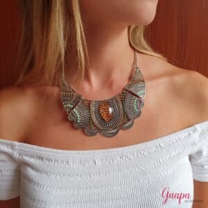 Collar Metálico Plateado