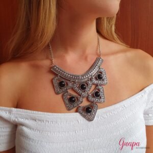 Collar Metálico Plateado