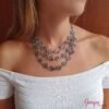 Collar Metálico Plateado