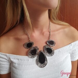 Collar Metálico Plateado