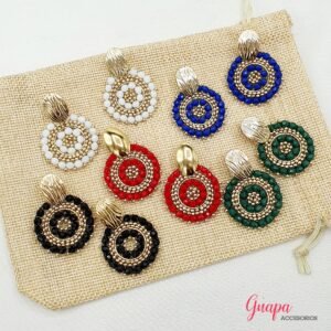 Aretes Goldfilled Tejidos
